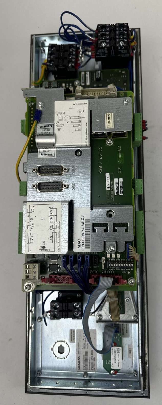 SIEMENS 6FC5303-1AF12-8BD0 PUSH BUTTON PANEL 24VDC 35W