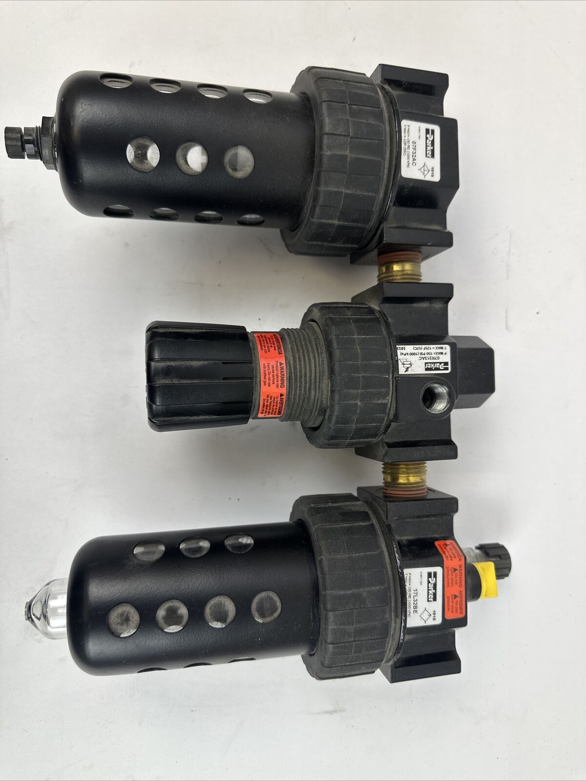 PARKER 17A32A18A2BD 1/2" 3PC COMBO (07F32AC+07R313AC+17L32BE) FILTER REGULATOR