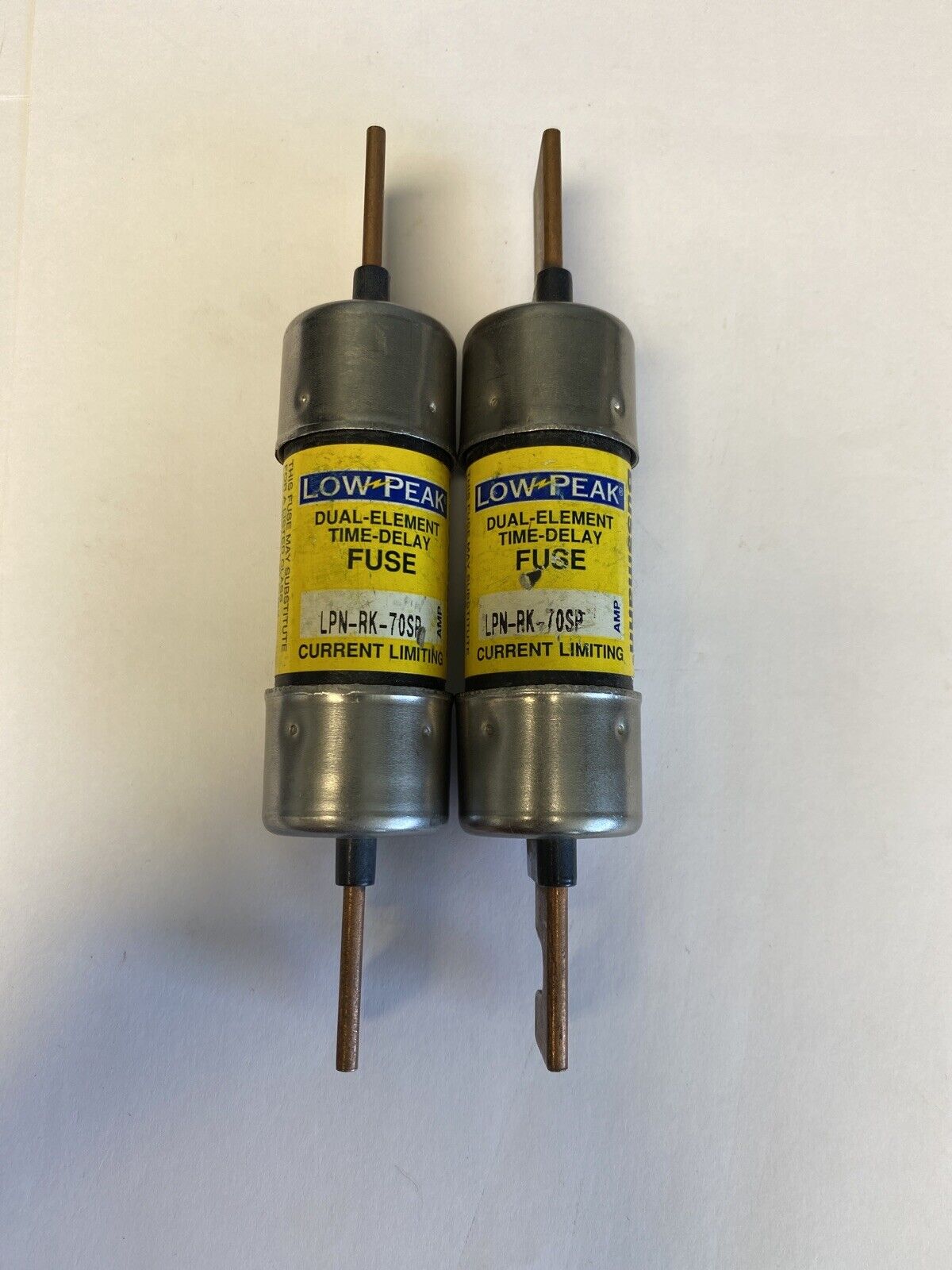 Bussmann Low-Peak LPN-RK-70SP 70A 250V Fuse "Lot of 2"