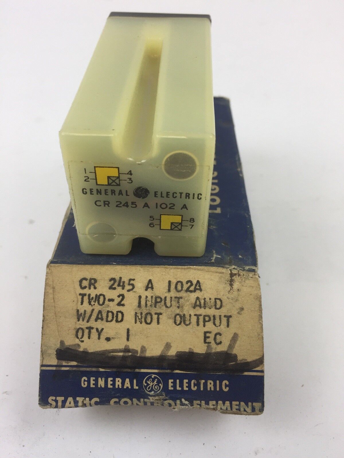 GE CR245A102A TWO-2 INPUT AND W/ADD NOT OUTPUT