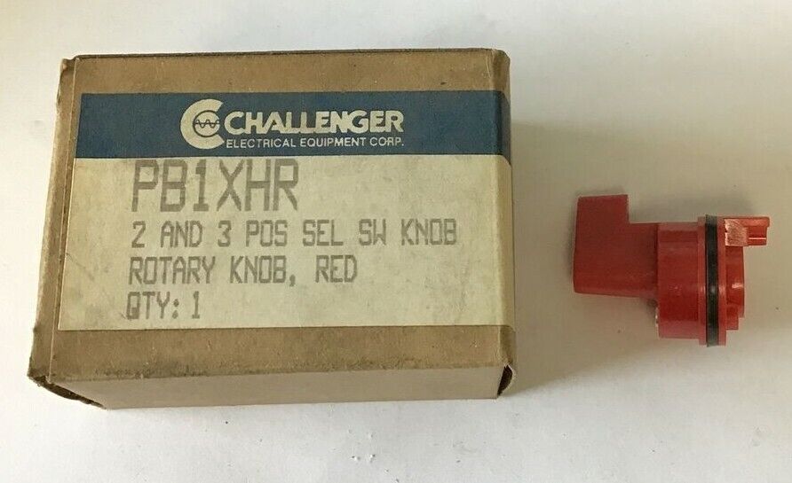 CHALLENGER PB1XHR 2/3 POSITION SELECTOR ROTARY KNOB RED****LOTOF4****