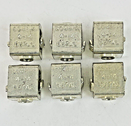 ILSCO *LOT OF 6* - D-734 - BREAKER LUGS - C04SPP, 4-14 CU/AL