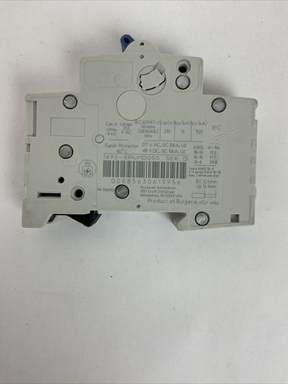 ALLEN BRADLEY 1492-SPM1D050 PROTECTOR 277VAC 48VDC SER D (LOT OF 2)