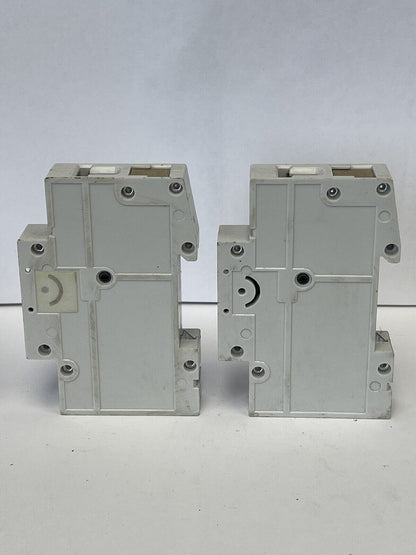 SIEMENS *LOT OF 2*- 5SX21 - CIRCUIT BREAKERS - D1,6 15 Amp 1 Pole - 230/400V