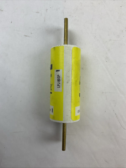 COOPER BUSSMANN LPJ-80SP LOW-PEAK DUAL-ELEMENT CLASS J FUSE 80AMP 600VAC 300VDC