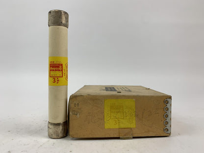 Gould Shawmut Amp-trap A6Y3 Type 1 3A 600V Fuse "Lot of 10"