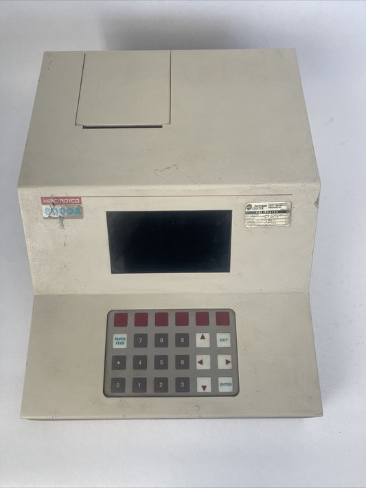 HIAC / ROYCO 8000A CONTAMINATION COUNTER 115/230VAC 1.5/0.75A *PARTS SOLD AS IS*
