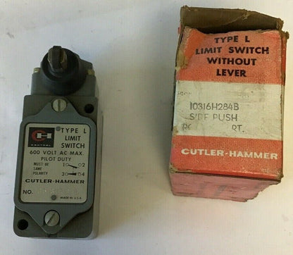 CUTLER HAMMER 10316H284B LIMIT SWITCH W/O LEVER 600VAC