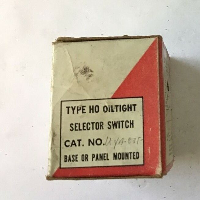 CLARK UYA-C3F SELECTOR SWITCH TYPE HO OILTIGHT 600VAC HEAVY DUTY