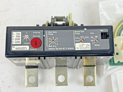 WESTINGHOUSE - KS3125TG TRIP UNIT /25A A1KS125T1 & TRIP PLUG / 70A 90A 100A 125A