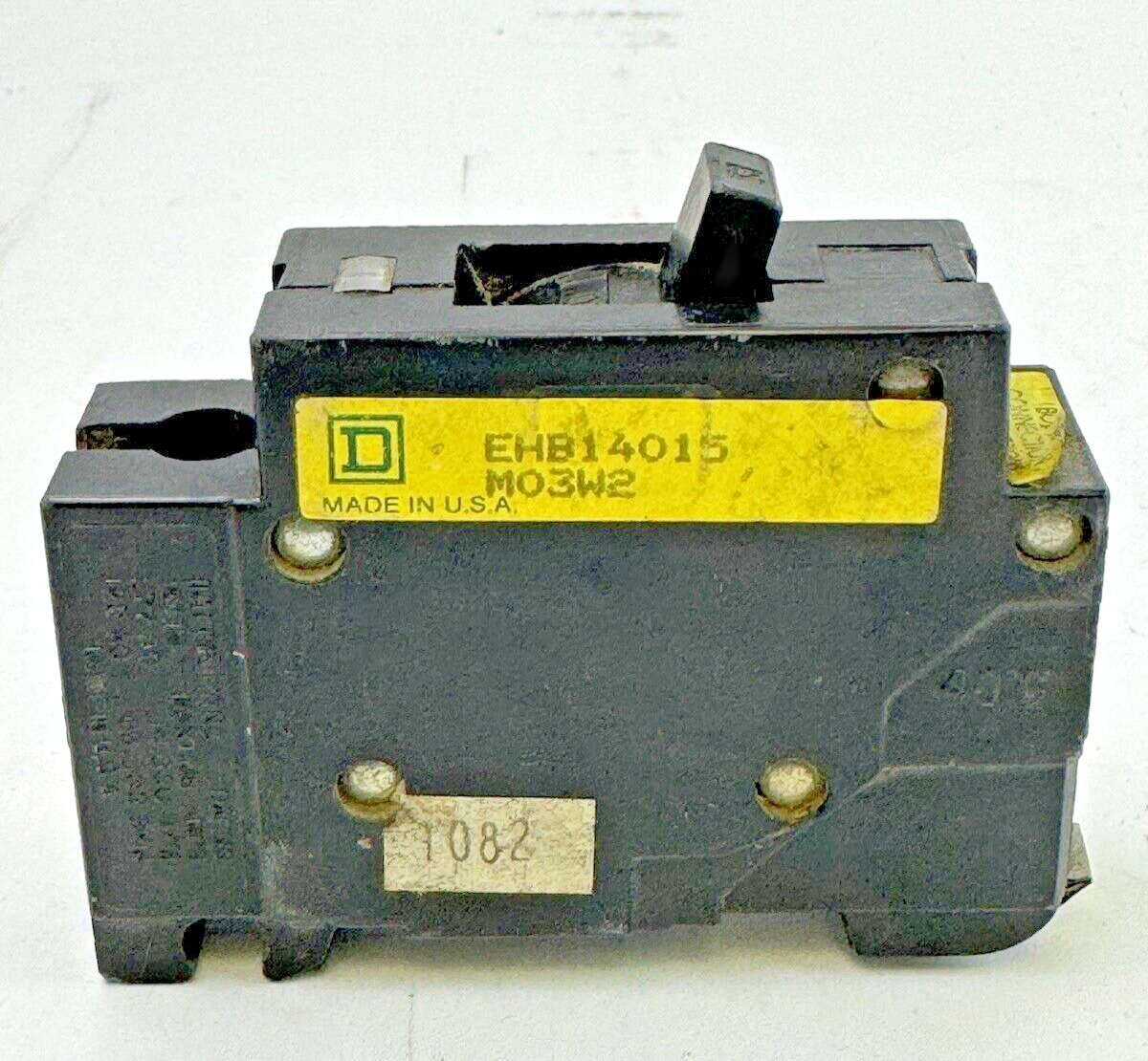 SQUARE D - EHB14015 - BOLT-ON CIRCUIT BREAKER - 1 POLE/15 A/ 277 VAC/ TYPE EHB4