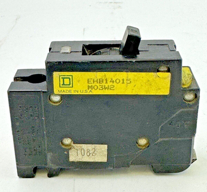 SQUARE D - EHB14015 - BOLT-ON CIRCUIT BREAKER - 1 POLE/15 A/ 277 VAC/ TYPE EHB4