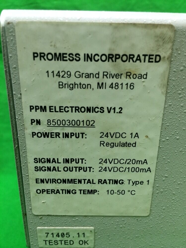 Promess PPM Type V0.2 Panel Metering LCD Monitor 8500300102