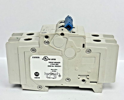 ALLEN-BRADLEY - 1489-M2C020 SER. D - CIRCUIT BREAKER - 2 P, 2 A, 277 V
