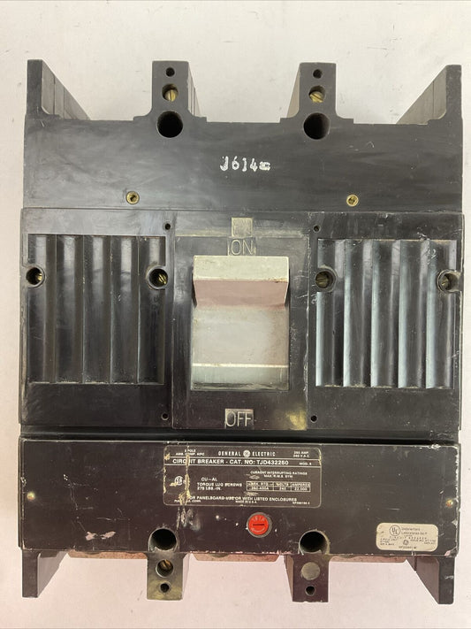 GE TJD432250 MOD 5 CIRCUIT BREAKER 250AMP 240VAC 3POLE