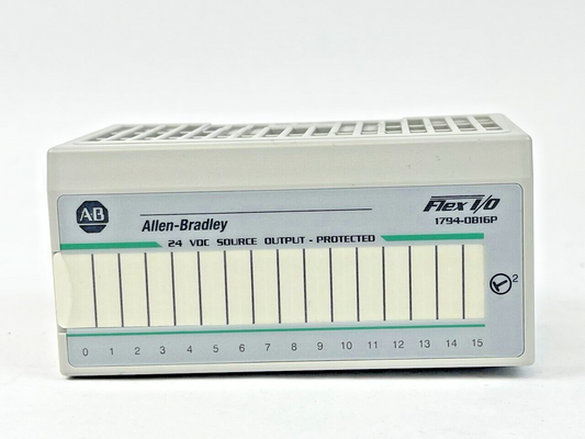ALLEN BRADLEY - 1794-0B16P - 24V DC SOURCE OUTPUT - SERIES A - FLEX I/O - 24V DC