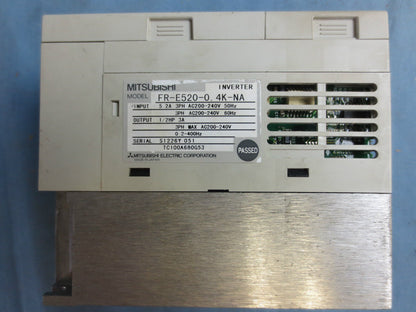 MITSUBISHI FR-E520-0.4K-NA INVERTER - E500