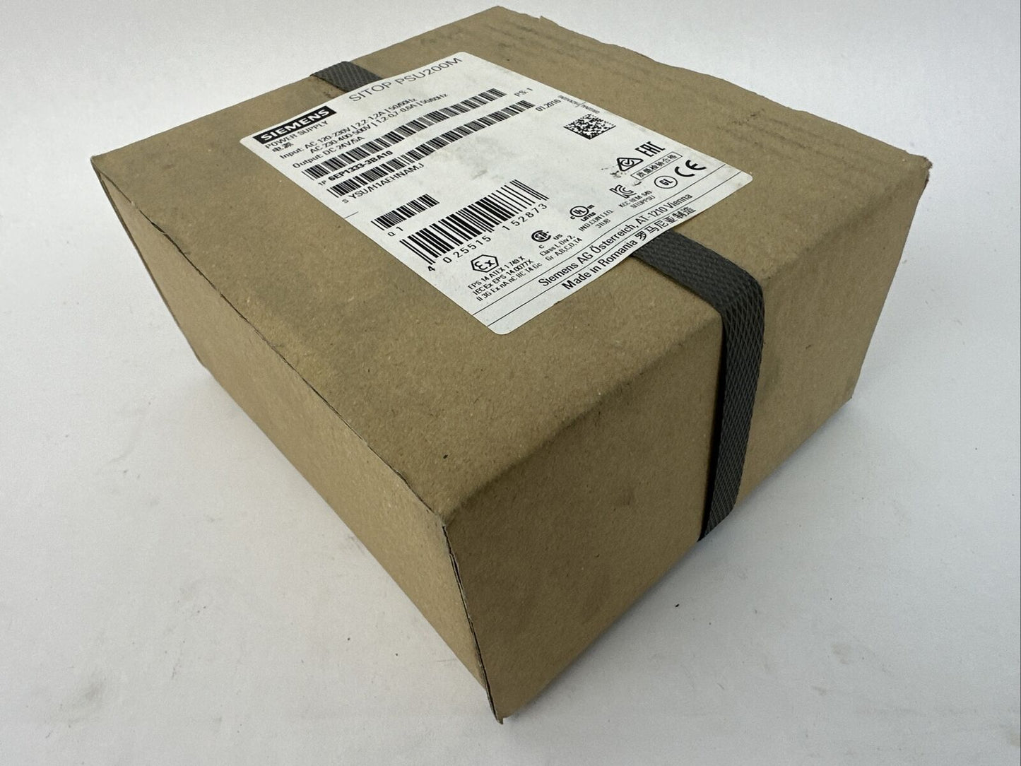 SIEMENS 1P 6EP1333-3BA10 SITOP PSU200M POWER SUPPLY OUTPUT 24VDC 5A