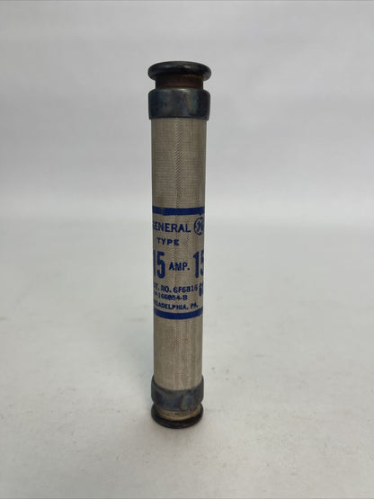 GE GF6B15 FUSE 15AMP 600V (LOT OF 6)