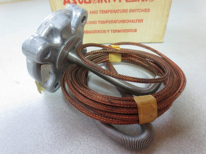 ASCO QF11A1D TEMPERATURE SWITCH w/ 12' COPPER PROBE - NEW SURPLUS