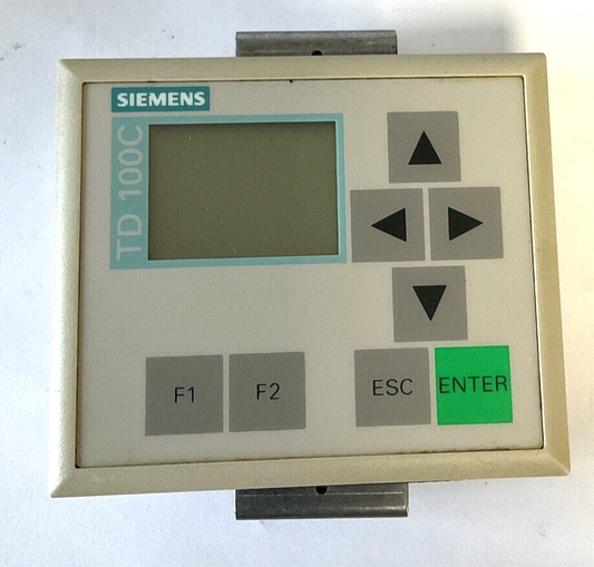 SIEMENS SIMATIC S7 TD100C 1P 6ESY 272-1BA10-0YA0 DISPLAY V1.00 24VDC