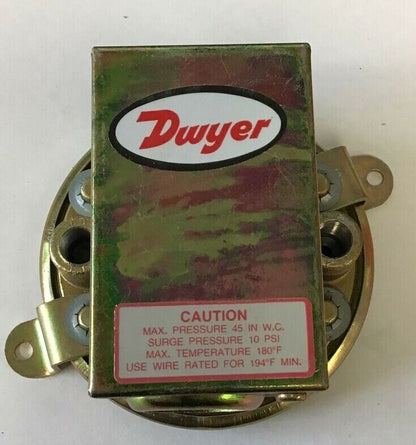 DWYER 1910-10 PRESSURE SWITCH 10PSI 480VAC