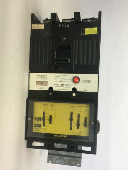 GE TJS3603G CIRCUIT BREAKER 600VAC 300A 3 POLE WITH MOUNTING HARDWARE