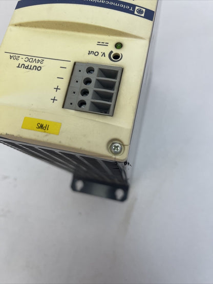 TELEMECANIQUE ABL 7UPS24200 POWER SUPPLY OUTPUT 24VDC 20A INPUT 3X400-520VAC