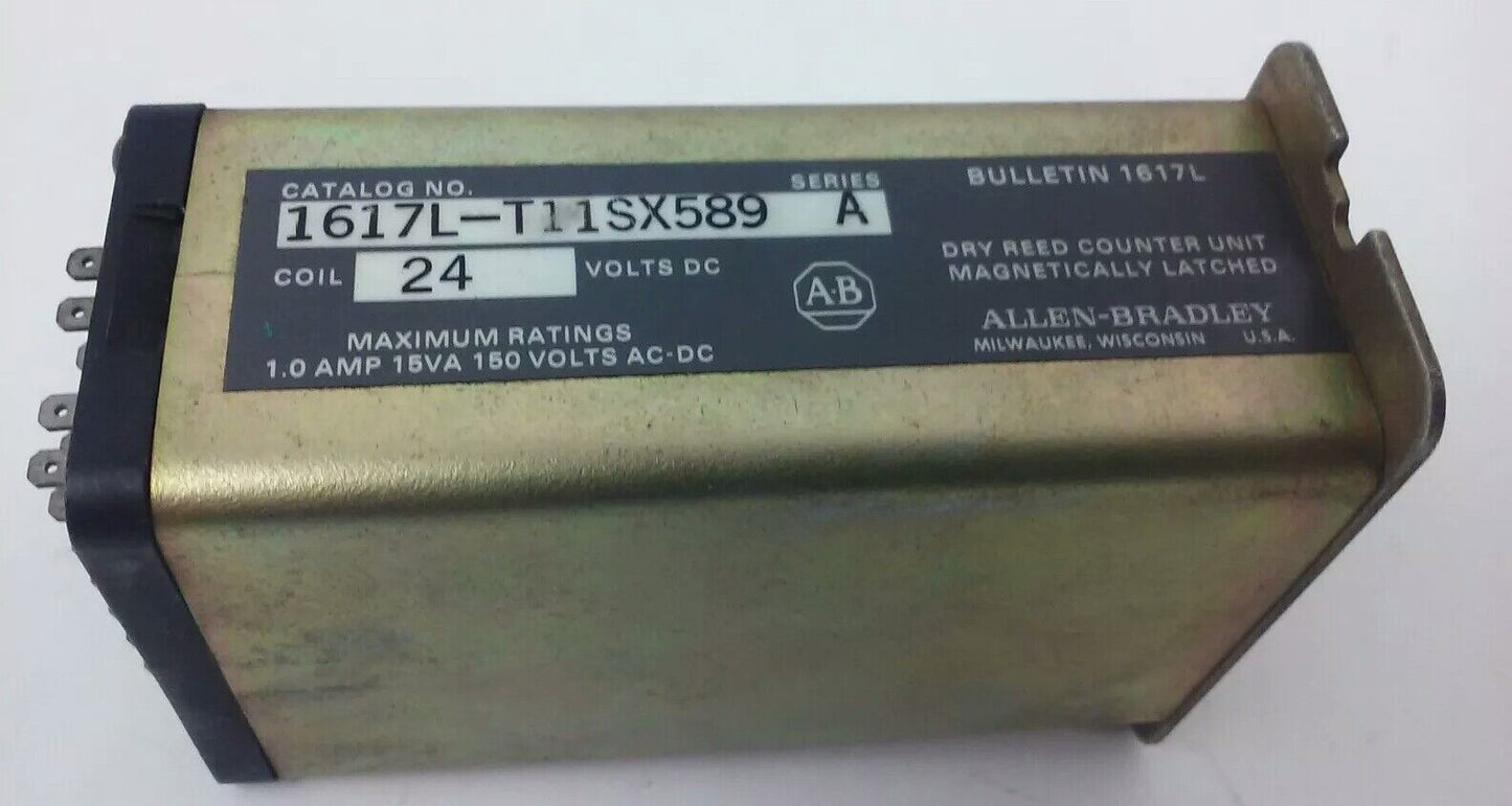 ALLEN BRADLEY, 1617L-T11SX58, SER. A,DRY REED RELAY, 24VDC, 1A, 15VA, 150V AC/DC