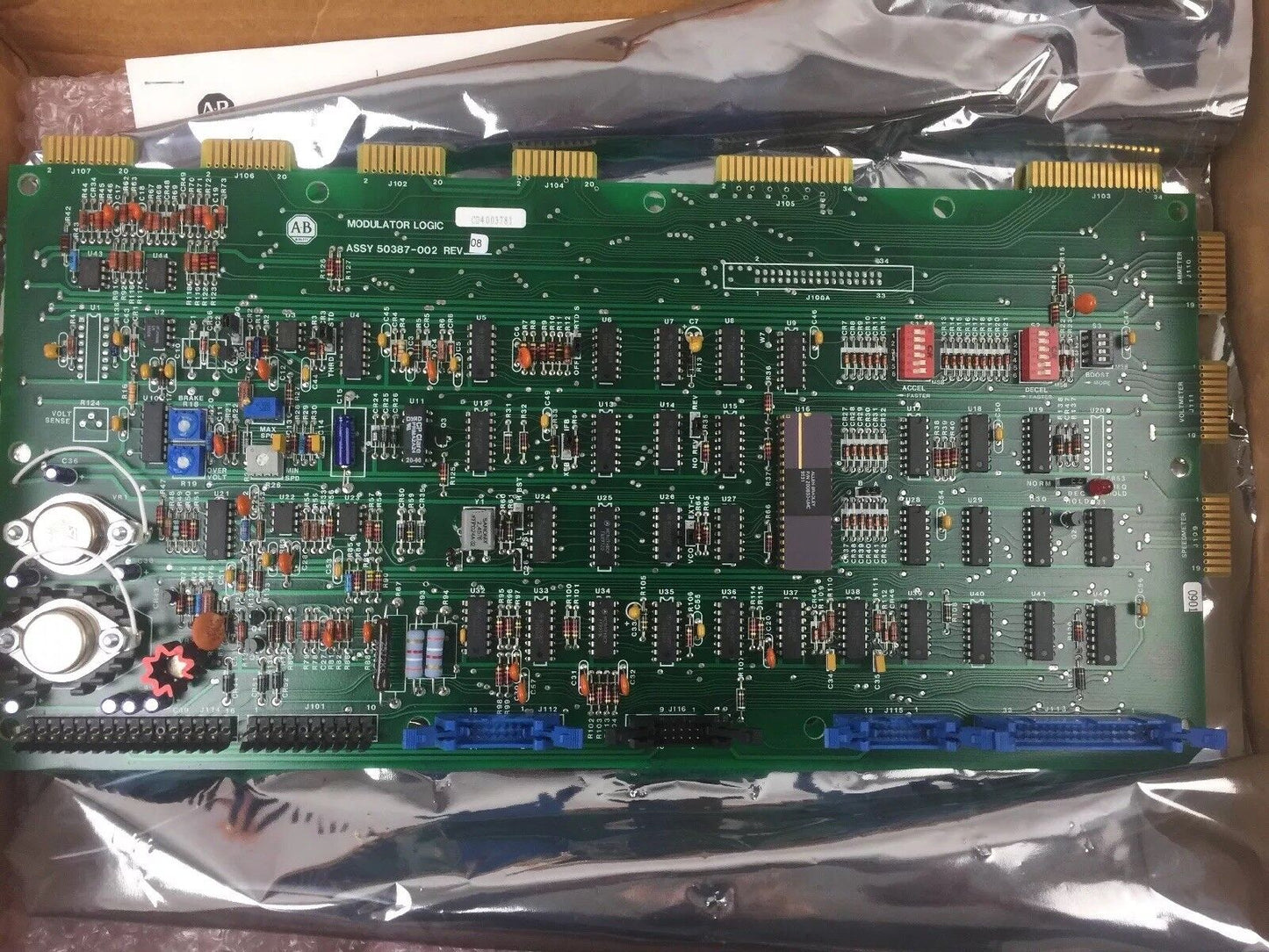 ALLEN BRADLEY S50387-002 MODULATOR LOGIC BOARD