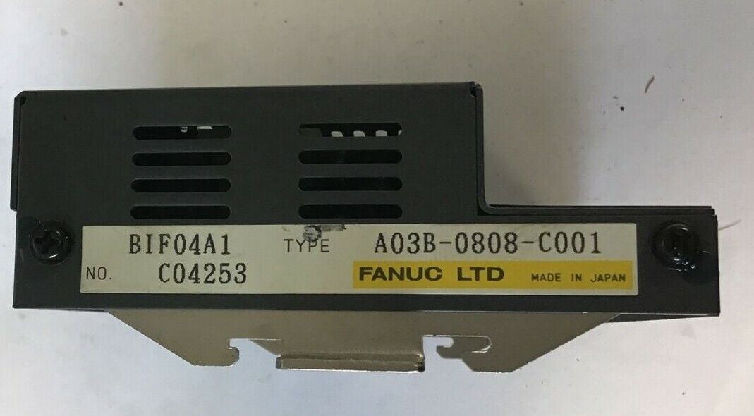 FANUC A03B-0808-C001 FANUC BIF04A1 I/O MODULE