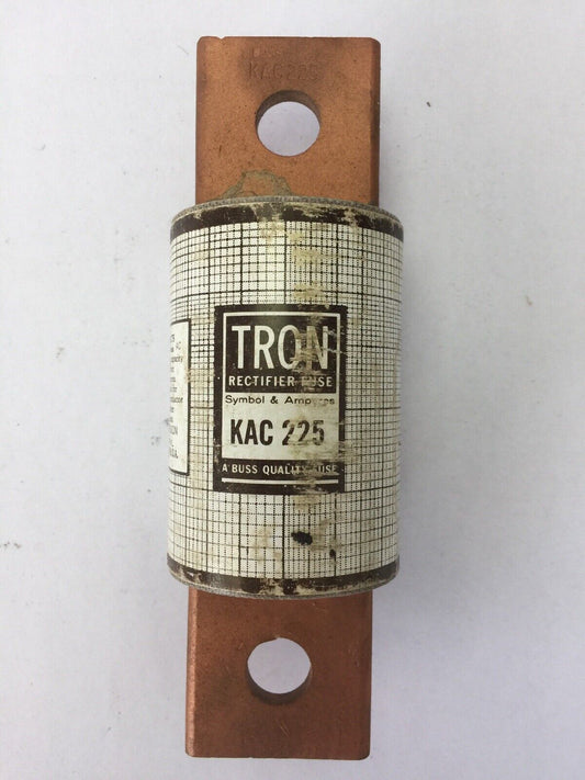 TRON KAC 225 RECTIFIER FUSE 225 AMP 600 VAC