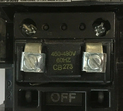 ALLEN BRADLEY 500F-BOD930 STARTER SIZE 1 SER.C W/CB273 COIL