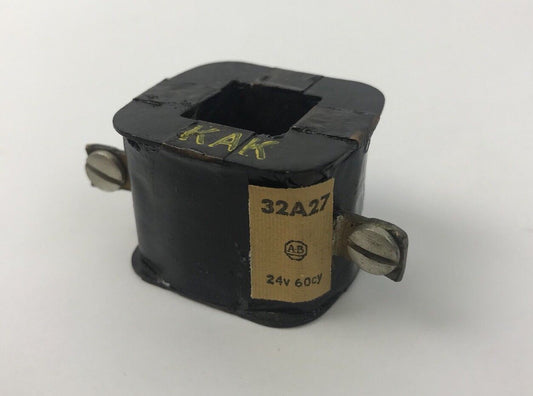 ALLEN BRADLEY 32A27 COIL 24V @ 60HZ, NEW NO BOX, INSPECTED