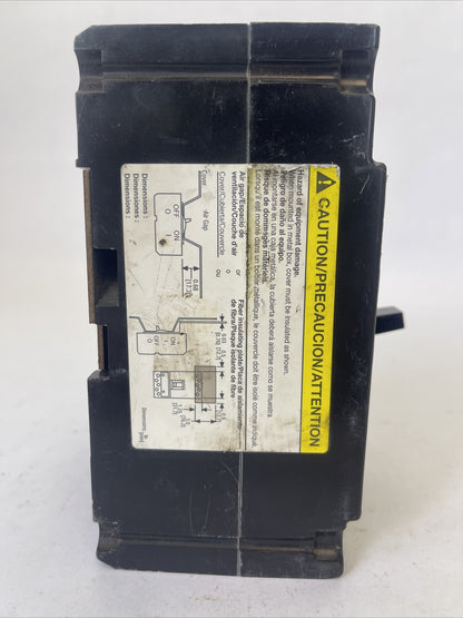 SQUARE D FHP3600311M MOTOR CIRCUIT PROTECTOR 600VAC 3AMP 3POLE INSTATANEOUS TRIP