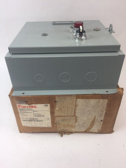 FURNAS 14CP32BFA3BAFC MAGNETIC STARTER W/ MELTING ALLOY OVERLOAD COIL 120VAC 60H