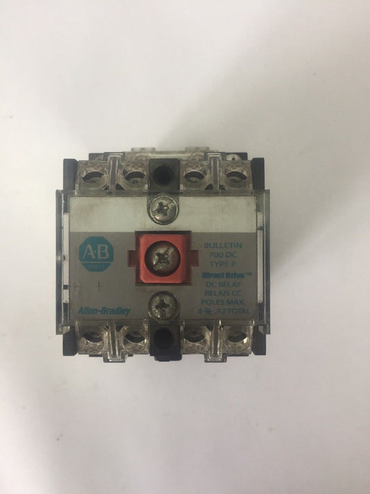 ALLEN BRADLEY 700DC-P400Z24 DC RELAY SER E 600V PD714 COIL 24VDC BULLETIN 700DC