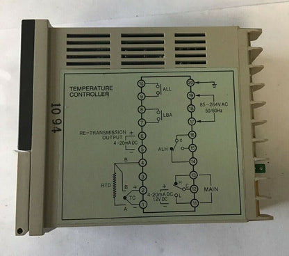 TENOR DX2-KMWN TEMPERATURE CONTROLLER 264VAC 12VDC 50/60HZ