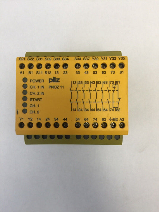PILZ PNOZ 11 24VAC 24VDC 7n/o 1n/c