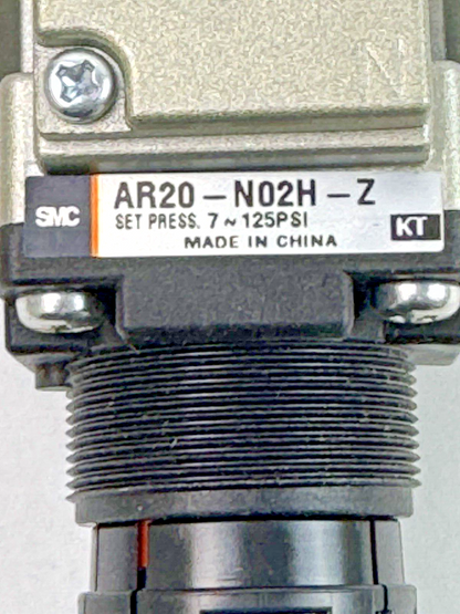 SMC - AR20-N02H-Z - AIR REGULATOR MODULATOR - 1/4″ NPT, 125 Max psi STANDARD