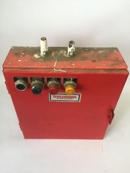 SYLVANIA CLARK CONTROL 10665 FIRE PUMP ALARM PANEL