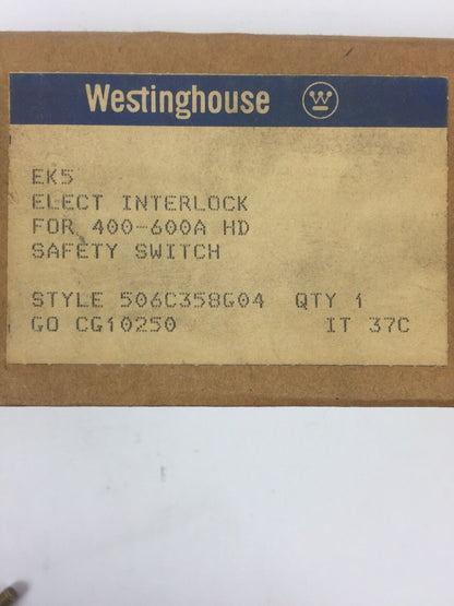 WESTINGHOUSE EK5 ELECT INTERLOCK FOR 400-600A KD SAFETY SWITCH