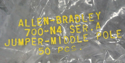 ALLEN-BRADLEY 700-N4 Series A / JUMPER, MIDDLE POLE / BAG of 50 - NEW SURPLUS