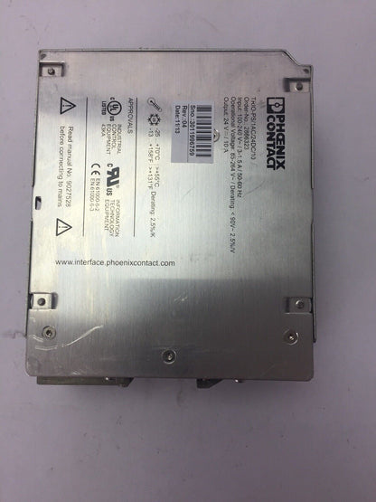 PHOENIX CONTACT TRIO-PS/1AC/24DC/10 POWER SUPPLY OUTPUT 24VDC 10A