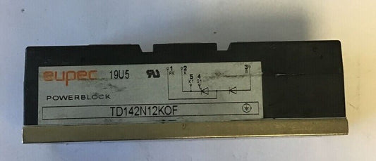 EUPEC TD142N12KOF DIODE POWERBLOCK 19U5