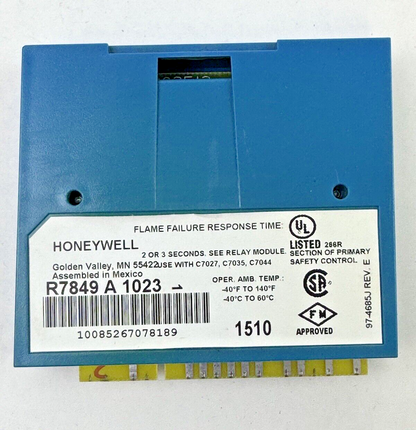 HONEYWELL - RM7823 A 1016 - ULTRAVIOLET FLAME AMPLIFIER - BURNER CONTROL