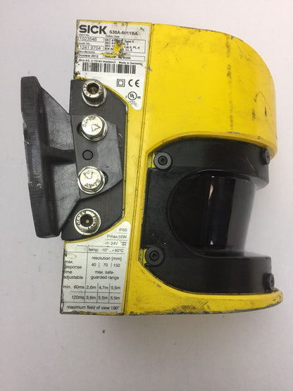 SICK S30A-6011BA SAFETY LASER SCANNER IP65 55W 24VDC S30A-XXXXBA I/O MODULE