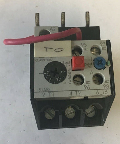 SIEMENS 3UA5500-1E RELAY 2,5-4A 600VAC