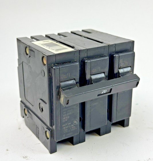 CUTLER-HAMMER / EATON - BR320 - SNAP-IN CIRCUIT BREAKER - 3 POLE/20A/240 VAC