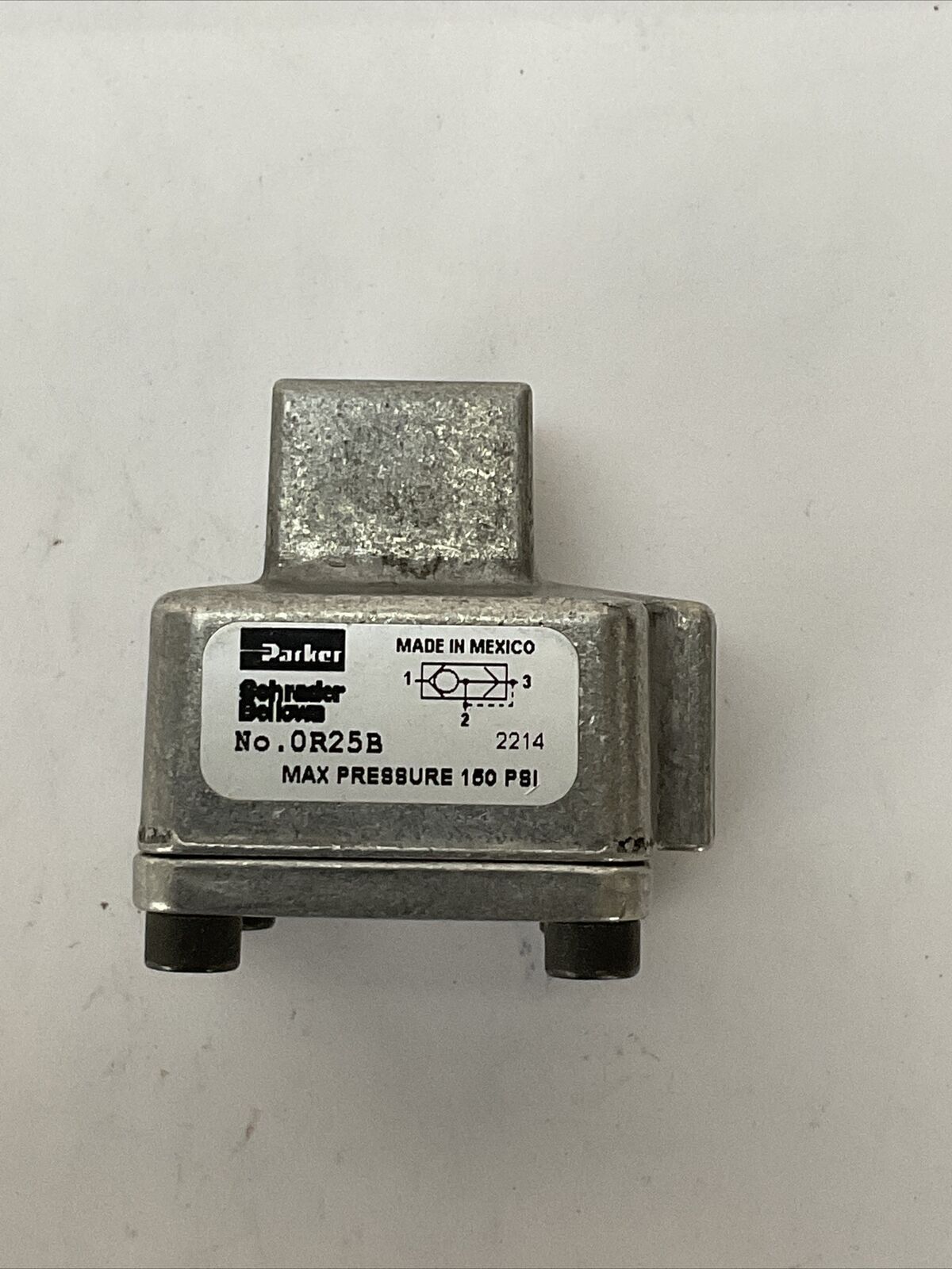 PARKER 0R25B 1/4" QUICK EXHAUST VALVE OR25B